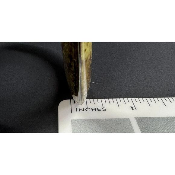 Vintage Marbled Green, Brown & Blue Plastic Bangle Bracelets - Picture 11 of 12